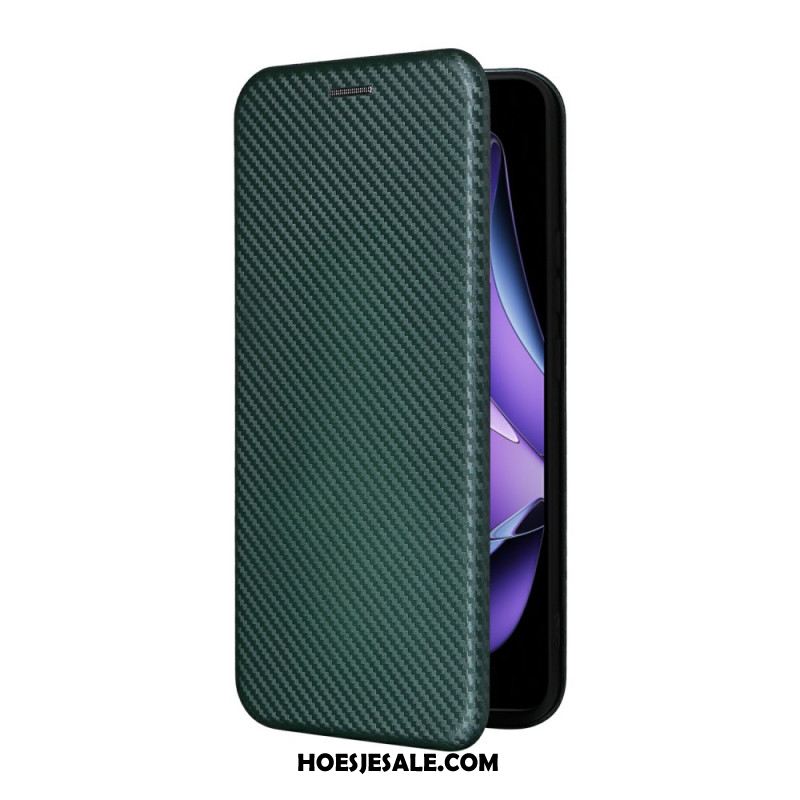 Folio-hoesje Oppo Reno 13f 4g / 5g / 13 Fs 5g Koolstofvezel