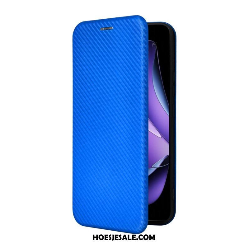 Folio-hoesje Oppo Reno 13f 4g / 5g / 13 Fs 5g Koolstofvezel
