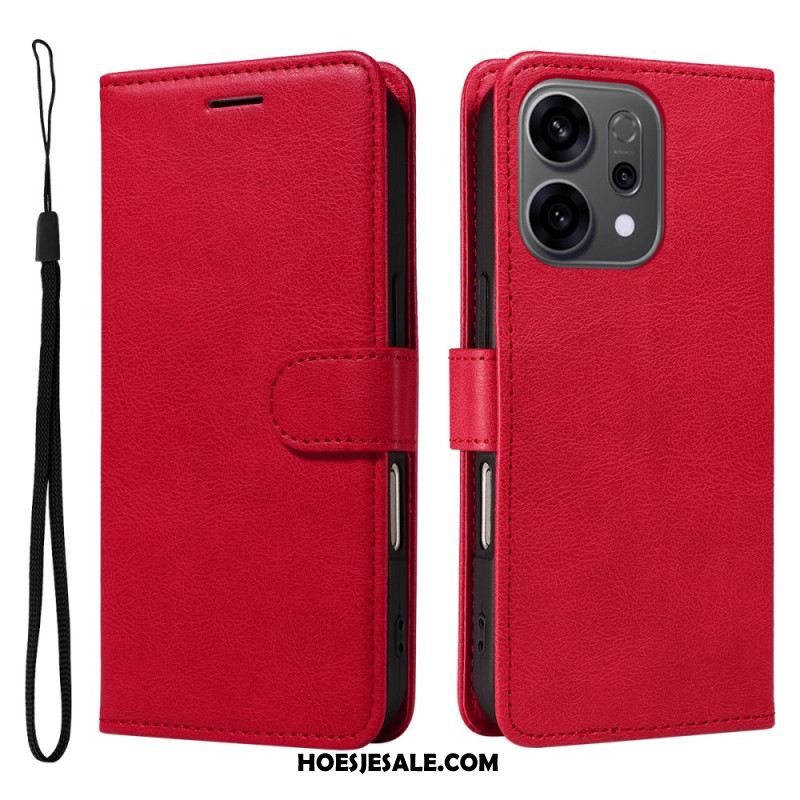 Folio-hoesje Oppo Reno 14 5g Effen Bandje