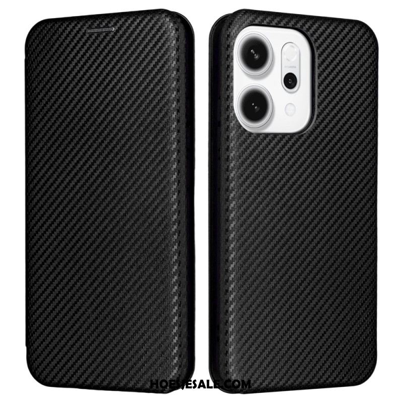 Folio-hoesje Oppo Reno 14 5g Koolstofvezel