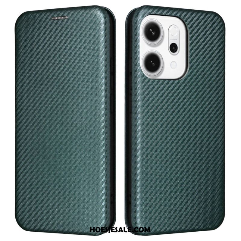 Folio-hoesje Oppo Reno 14 5g Koolstofvezel