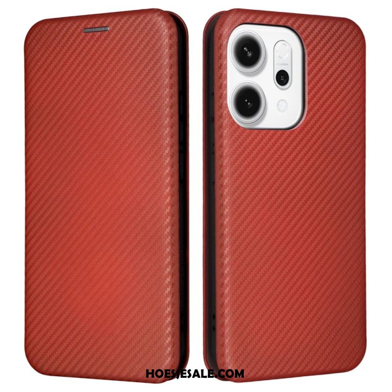 Folio-hoesje Oppo Reno 14 5g Koolstofvezel