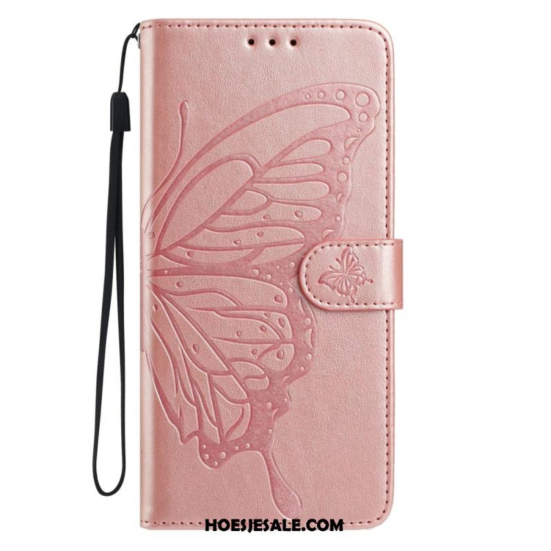 Folio-hoesje Oppo Reno 14 5g Telefoonhoesje Grafische Vlinder