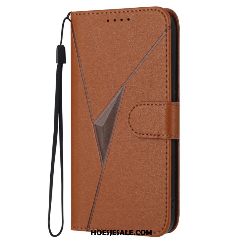 Folio-hoesje Oppo Reno 14 Pro 5g Telefoonhoesje Driehoekig Patroon