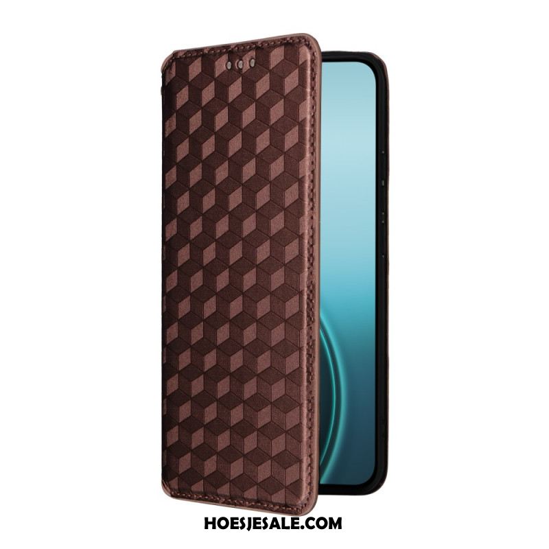 Folio-hoesje Oppo Reno 14 Pro 5g Telefoonhoesje Glanzend Diamantpatroon