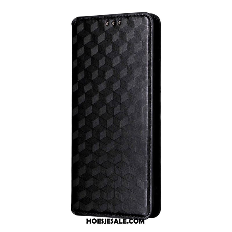 Folio-hoesje Oppo Reno 14f 5g Telefoonhoesje Diamantpatroon
