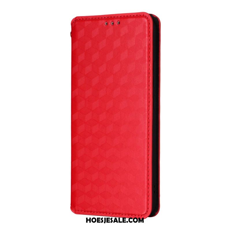 Folio-hoesje Oppo Reno 14f 5g Telefoonhoesje Diamantpatroon