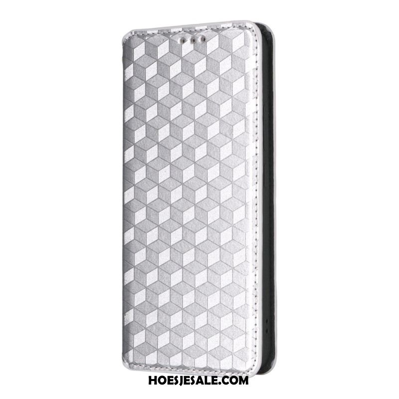 Folio-hoesje Oppo Reno 14f 5g Telefoonhoesje Diamantpatroon