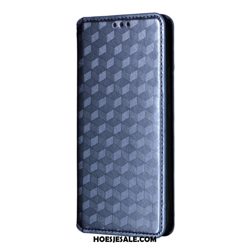 Folio-hoesje Oppo Reno 14f 5g Telefoonhoesje Diamantpatroon