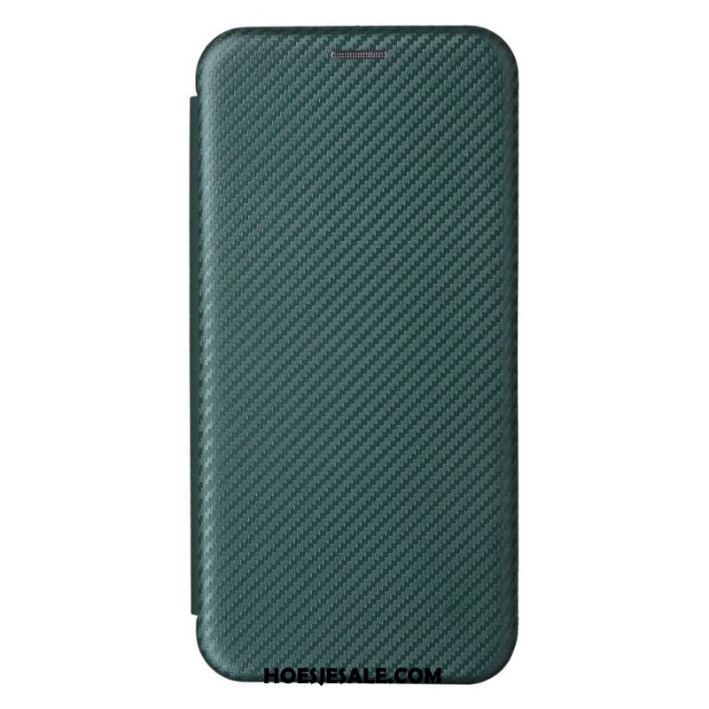 Folio-hoesje Samsung Galaxy A15 5g Klassieke Koolstofvezel