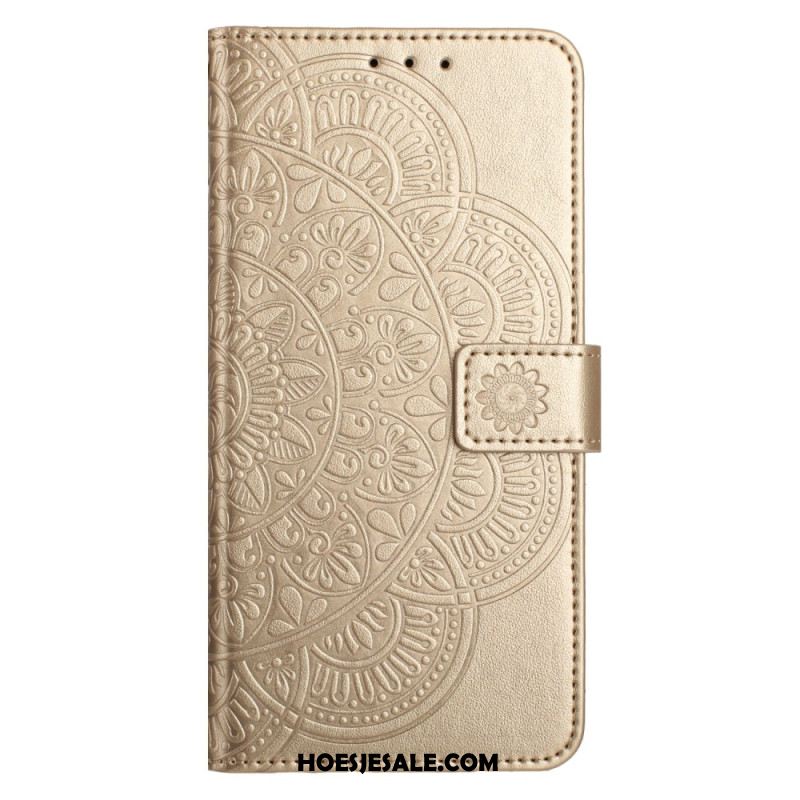 Folio-hoesje Samsung Galaxy A16 5g Telefoonhoesje Mandala-ontwerp Met Koord