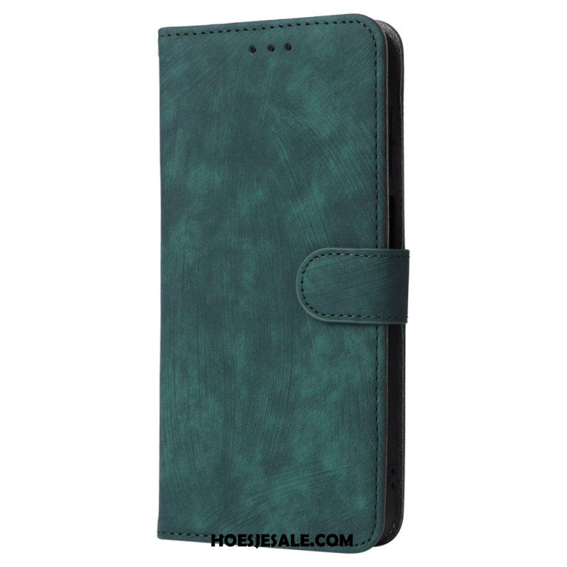 Folio-hoesje Samsung Galaxy A16 5g Vintage Suède-effect