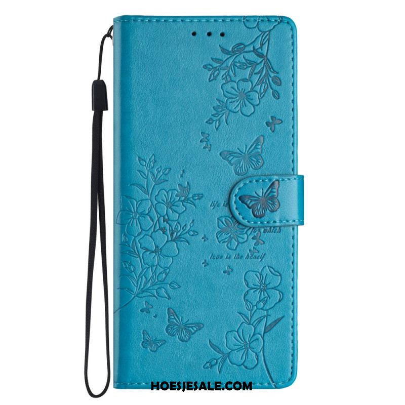 Folio-hoesje Samsung Galaxy A17 4g / 5g Bloemen