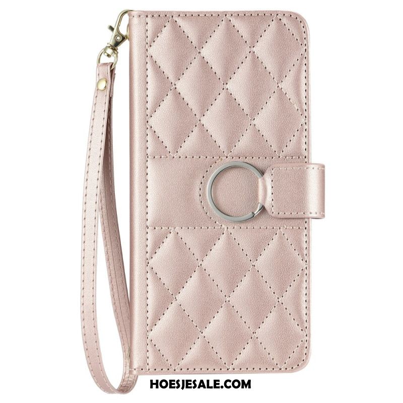 Folio-hoesje Samsung Galaxy A17 4g / 5g Gewatteerd Ontwerp