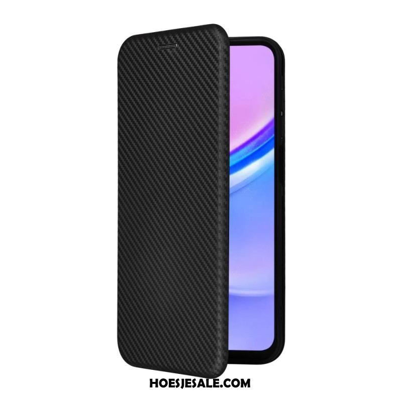 Folio-hoesje Samsung Galaxy A17 4g / 5g Koolstofvezel