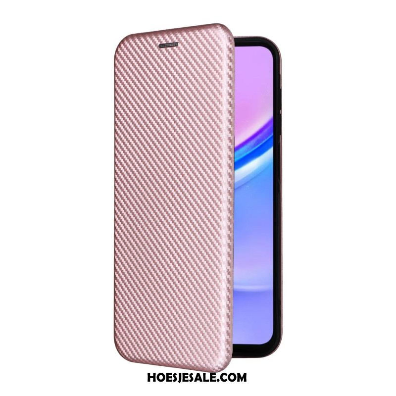 Folio-hoesje Samsung Galaxy A17 4g / 5g Koolstofvezel
