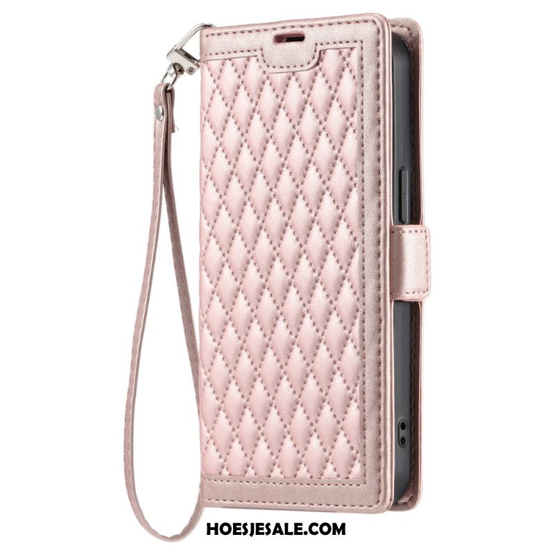 Folio-hoesje Samsung Galaxy A17 4g / 5g Telefoonhoesje Vintage Gewatteerd