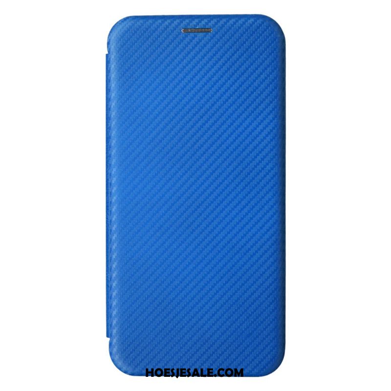 Folio-hoesje Samsung Galaxy S24 5g Telefoonhoesje Koolstofvezel