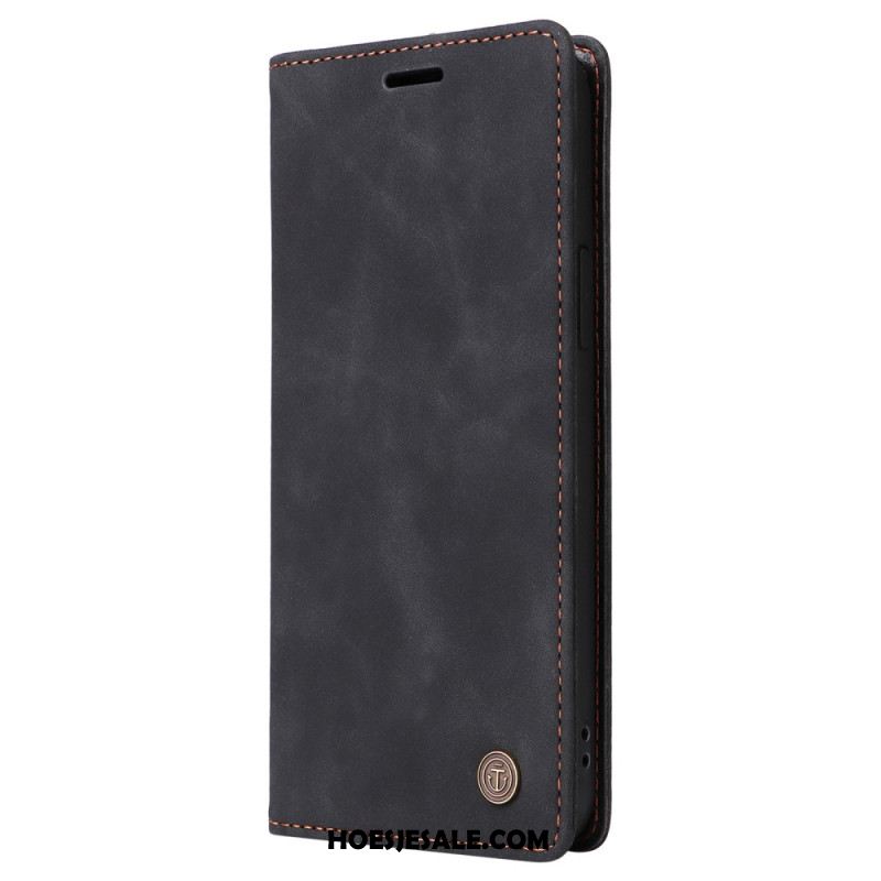 Folio-hoesje Samsung Galaxy S24 Plus 5g Zuignapsluiting Bescherming Hoesje