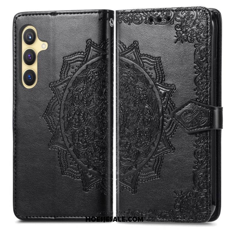 Folio-hoesje Samsung Galaxy S25 5g Barok Mandala Koord