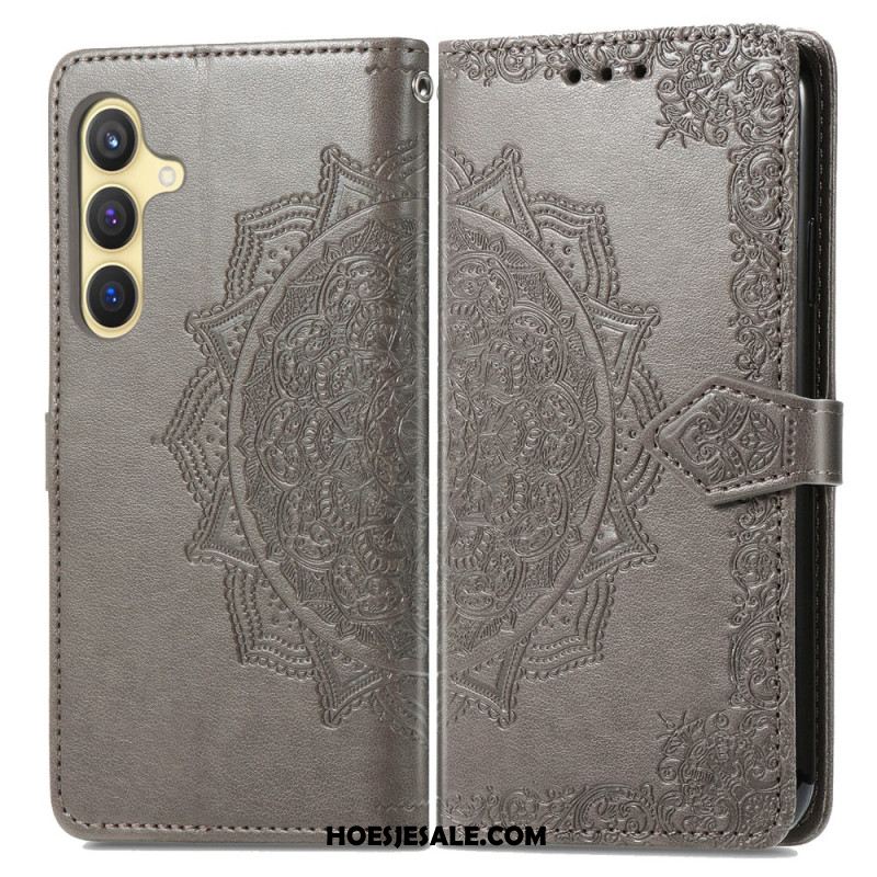 Folio-hoesje Samsung Galaxy S25 5g Barok Mandala Koord