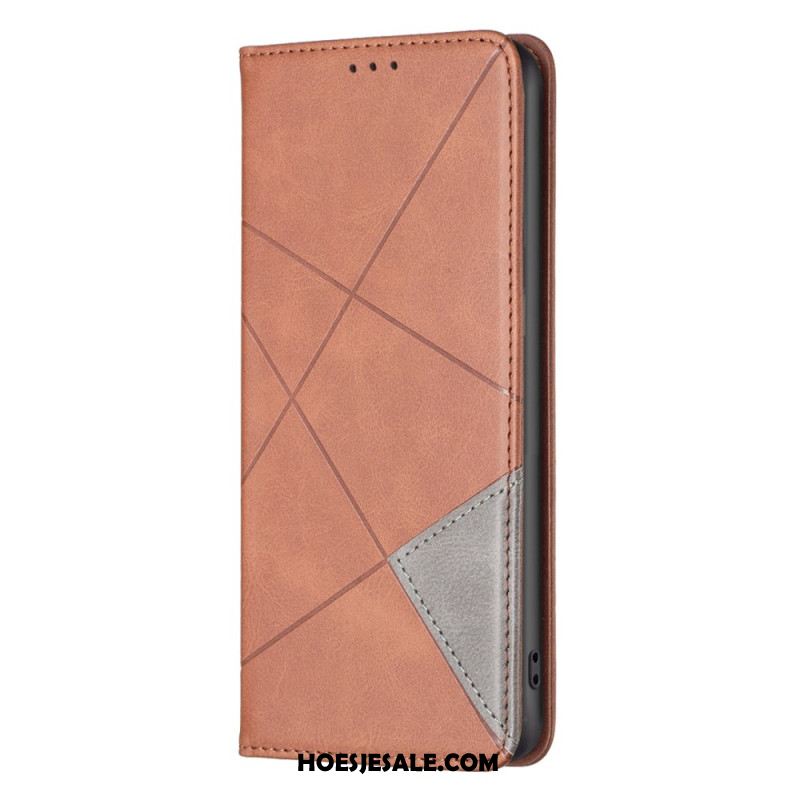Folio-hoesje Samsung Galaxy S25 5g Edge Geometrisch Patroon Bescherming Hoesje