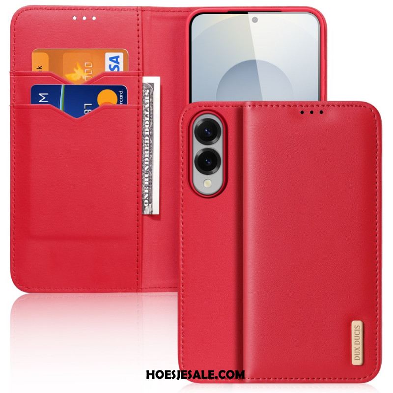 Folio-hoesje Samsung Galaxy S25 5g Edge Hivo-serie Dux Ducis