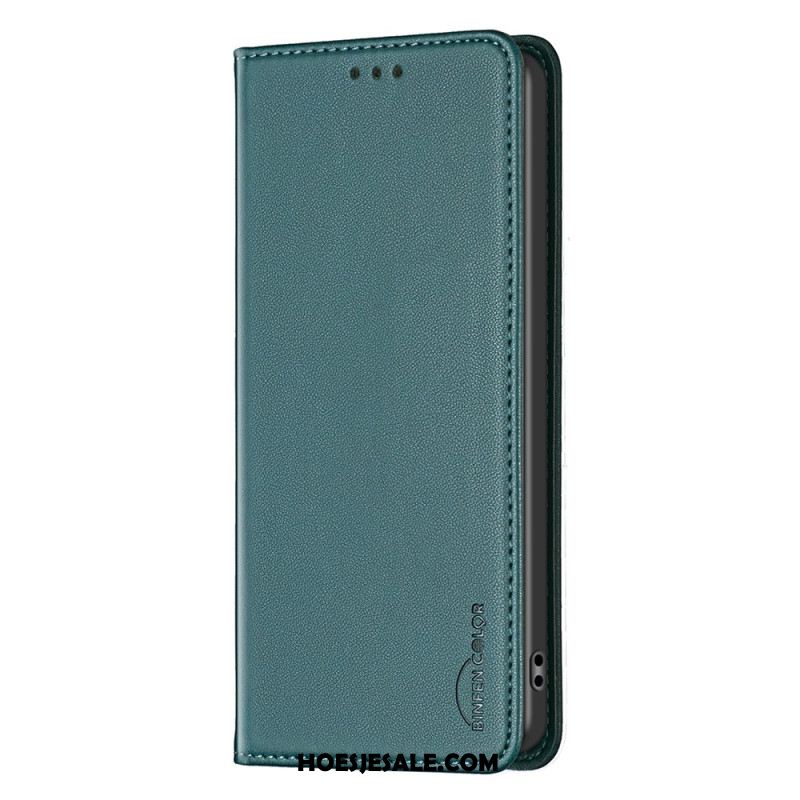 Folio-hoesje Samsung Galaxy S25 5g Edge Klassieke Binfen-kleur