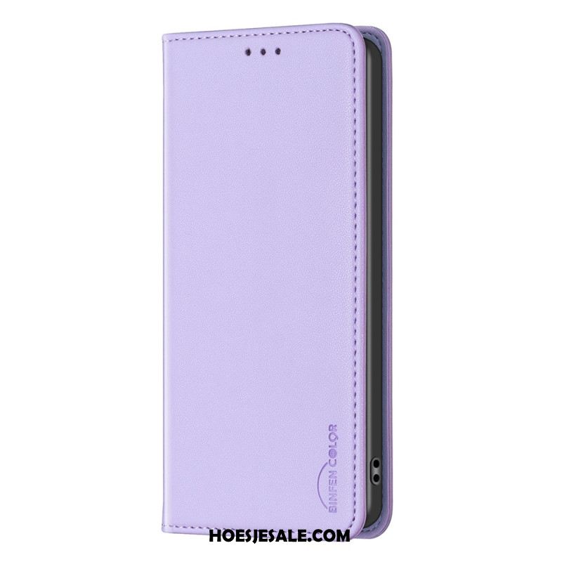 Folio-hoesje Samsung Galaxy S25 5g Edge Klassieke Binfen-kleur