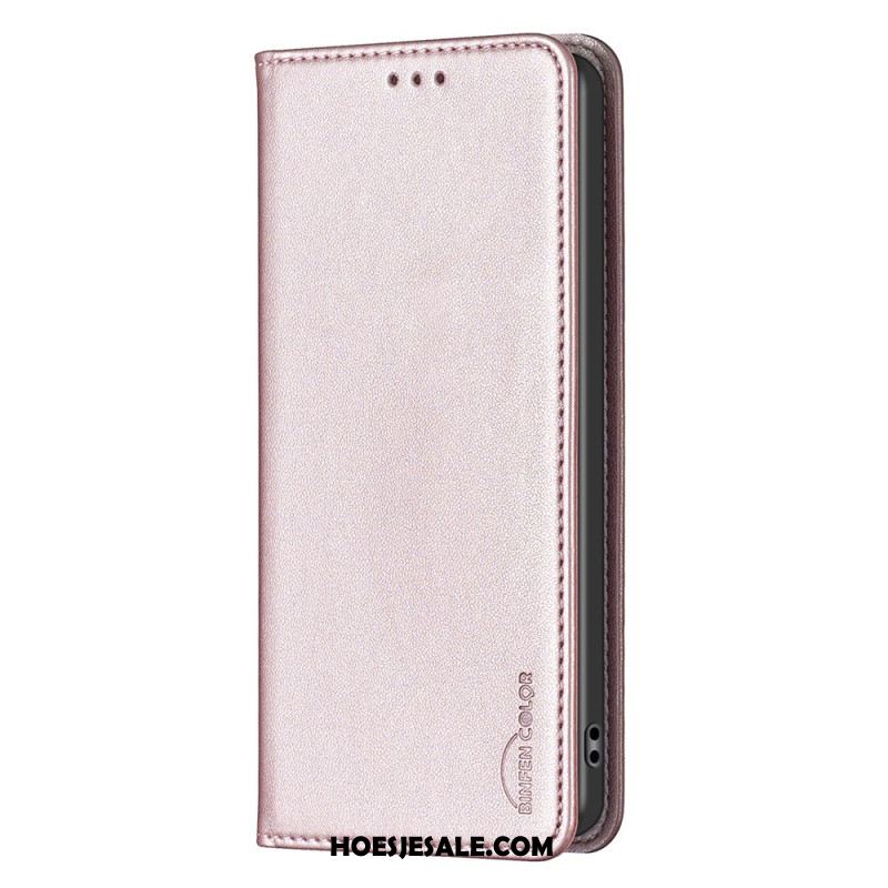 Folio-hoesje Samsung Galaxy S25 5g Edge Klassieke Binfen-kleur