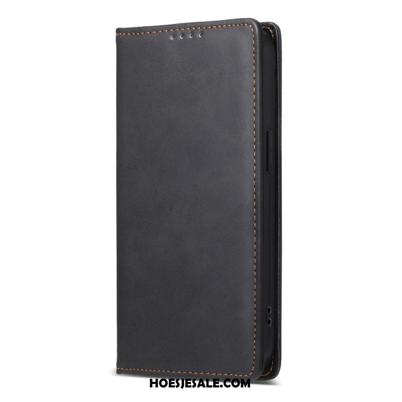 Folio-hoesje Samsung Galaxy S25 5g Edge Rfid-blokkerend Kunstleer Bescherming Hoesje