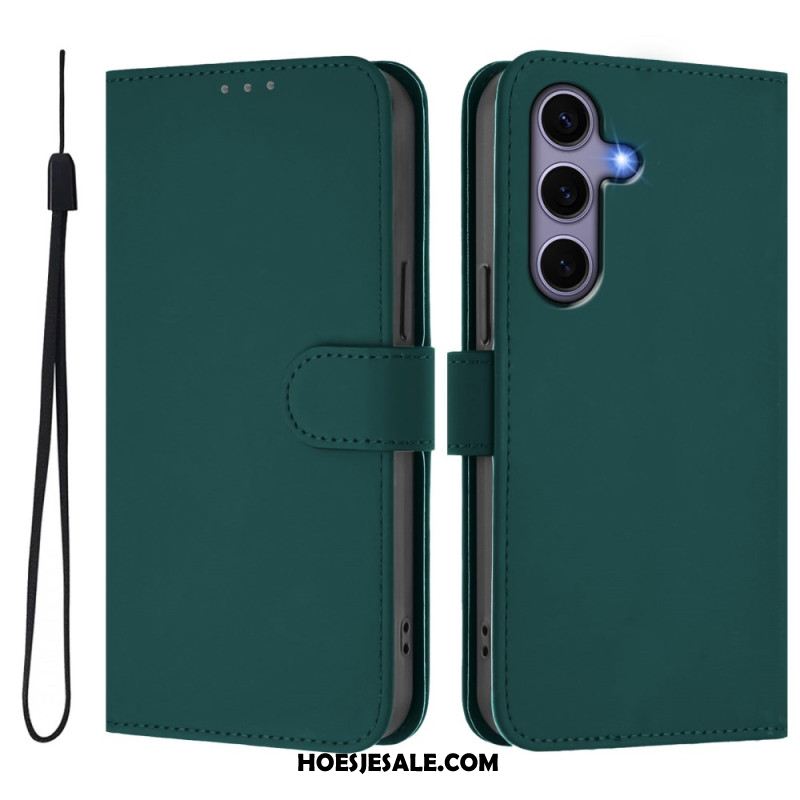 Folio-hoesje Samsung Galaxy S25 5g Kunstleren Koord