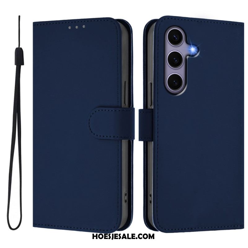 Folio-hoesje Samsung Galaxy S25 5g Kunstleren Koord