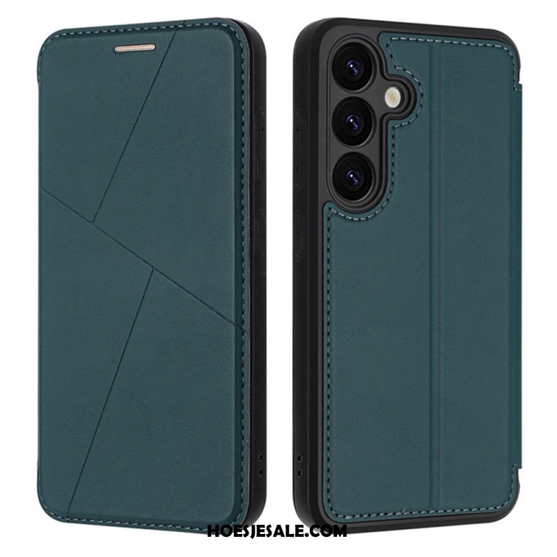 Folio-hoesje Samsung Galaxy S25 5g Magnetische Sluiting En Kaartsleuven