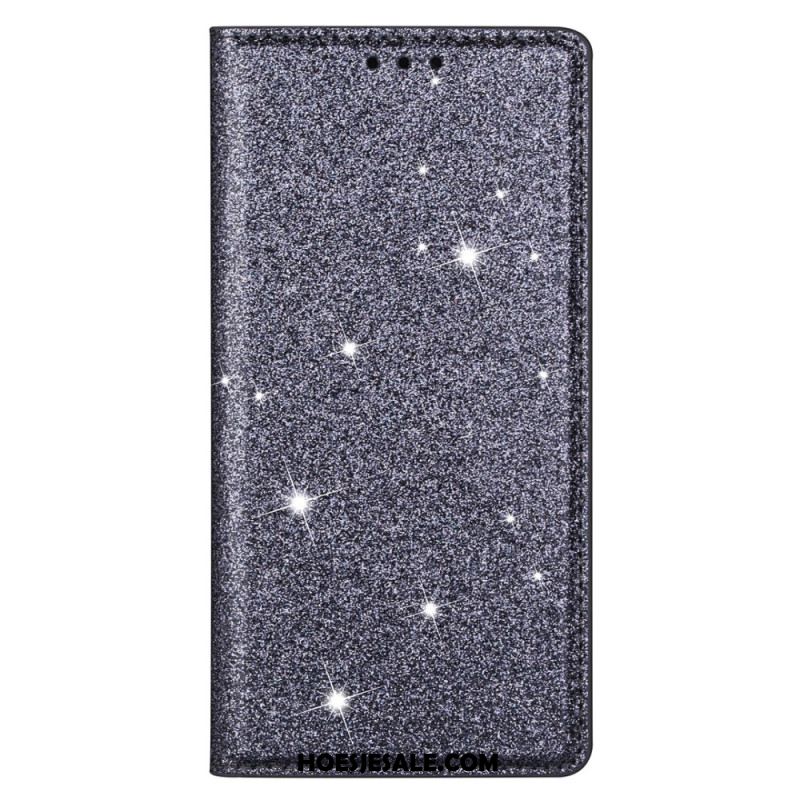 Folio-hoesje Samsung Galaxy S25 5g Pailletten Bescherming Hoesje