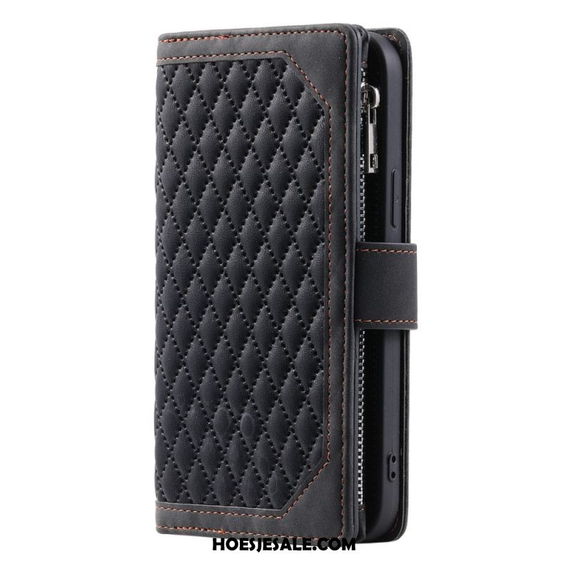 Folio-hoesje Samsung Galaxy S25 Plus 5g Gewatteerde Portemonnee