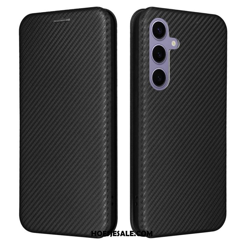 Folio-hoesje Samsung Galaxy S25 Plus 5g Koolstofvezel