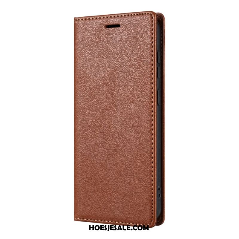 Folio-hoesje Samsung Galaxy S25 Plus 5g Telefoonhoesje Lederlook