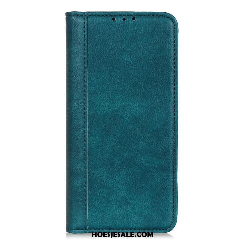 Folio-hoesje Samsung Galaxy S25 Ultra 5g Splitleer Lychee