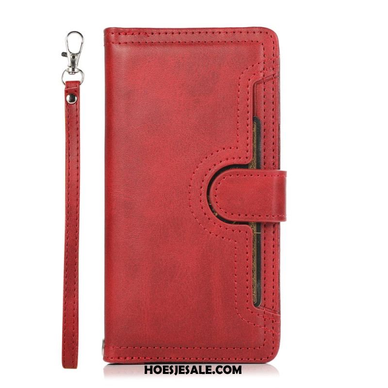 Folio-hoesje Samsung Galaxy S26 Magnetische Portemonnee En Koord