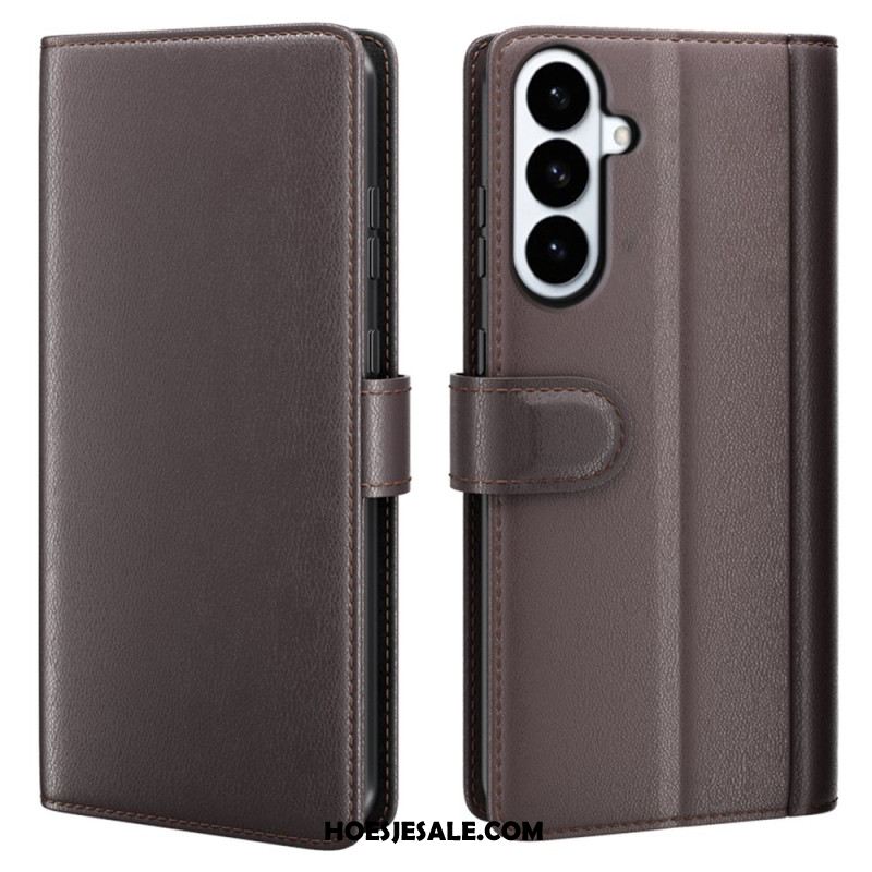 Folio-hoesje Samsung Galaxy S26 Plus Telefoonhoesje Echt Leer