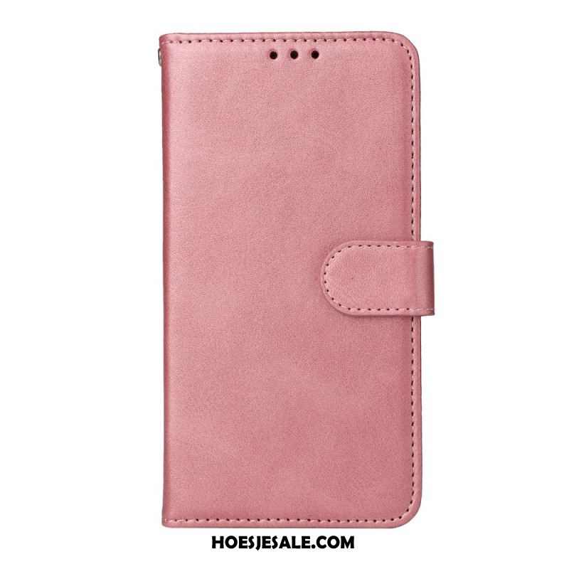 Folio-hoesje Samsung Galaxy S26 Plus Telefoonhoesje Effen Kunstleer