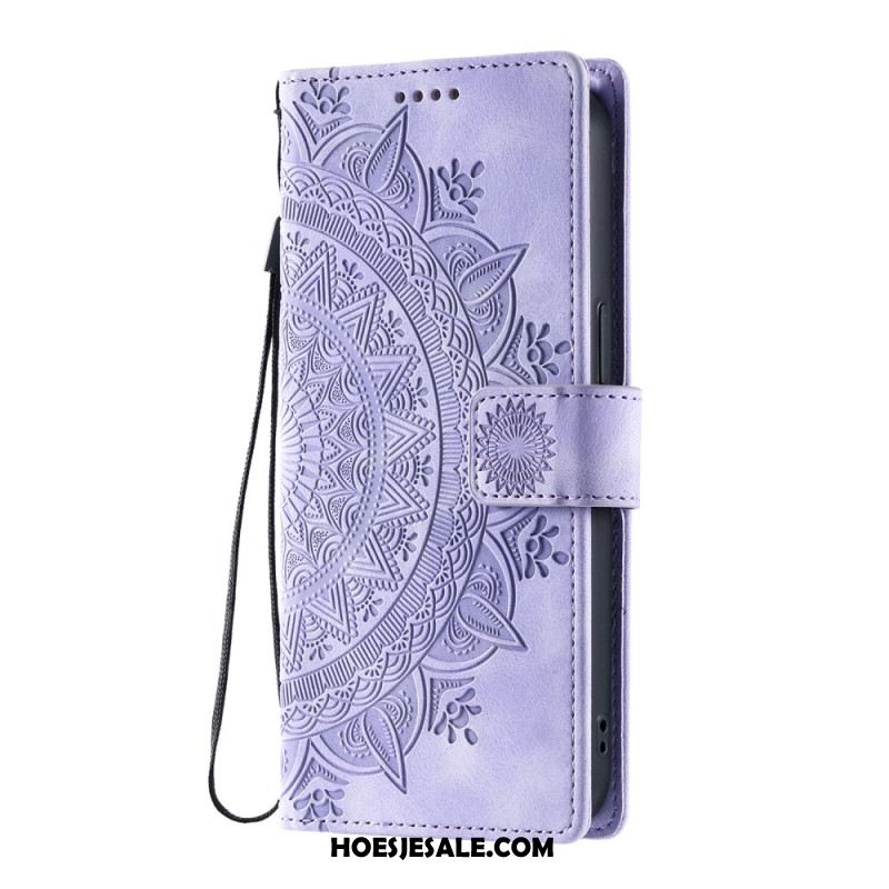 Folio-hoesje Samsung Galaxy S26 Telefoonhoesje Mandala Suède-effect