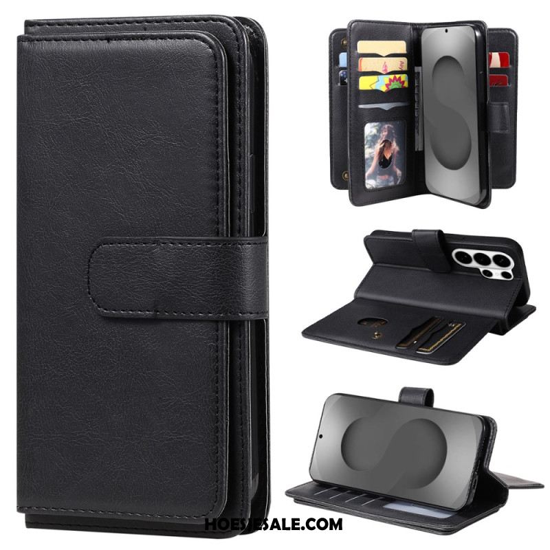 Folio-hoesje Samsung Galaxy S26 Ultra Telefoonhoesje Kaarthouder Voor 10 Kaarten