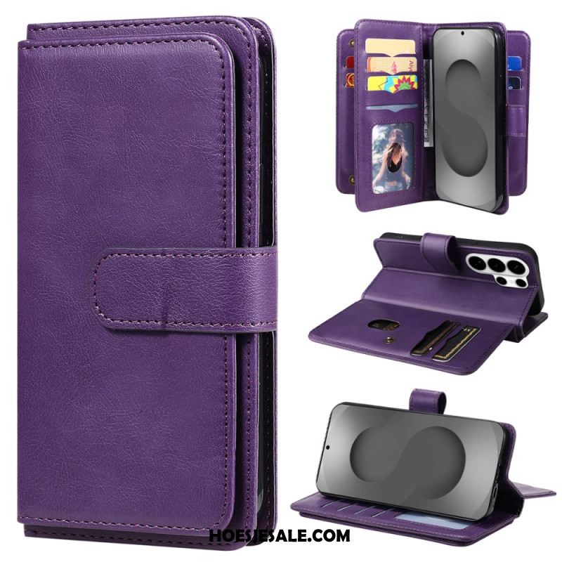 Folio-hoesje Samsung Galaxy S26 Ultra Telefoonhoesje Kaarthouder Voor 10 Kaarten