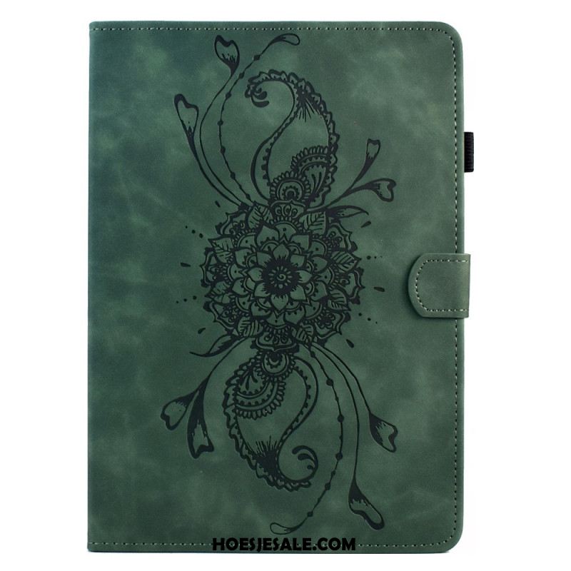 Folio-hoesje Samsung Galaxy Tab S11 Telefoonhoesje Mandala Met Suède-effect