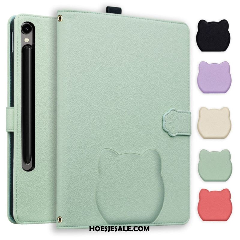 Folio-hoesje Samsung Galaxy Tab S11 Ultra Telefoonhoesje Kat