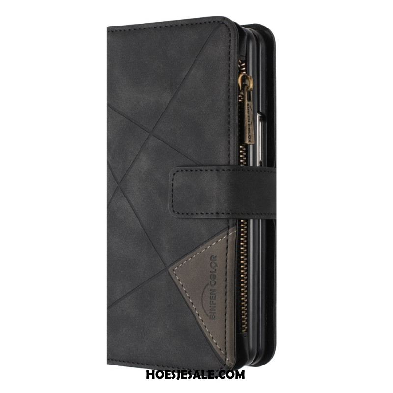 Folio-hoesje Samsung Galaxy Z Fold 6 Telefoonhoesje Binfen Color Geometry-portemonnee
