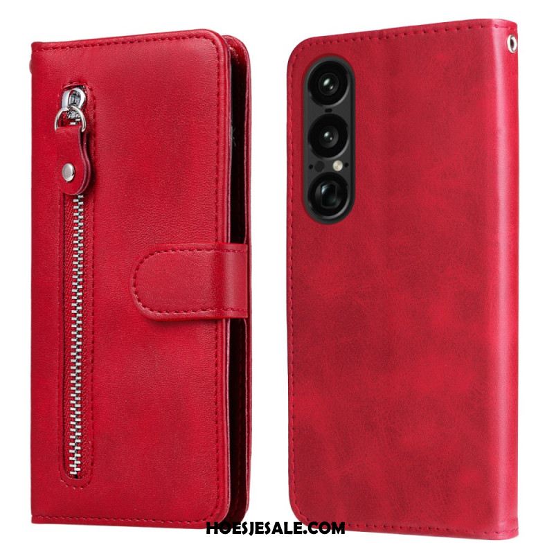 Folio-hoesje Sony Xperia 1 Vii Portemonneetje