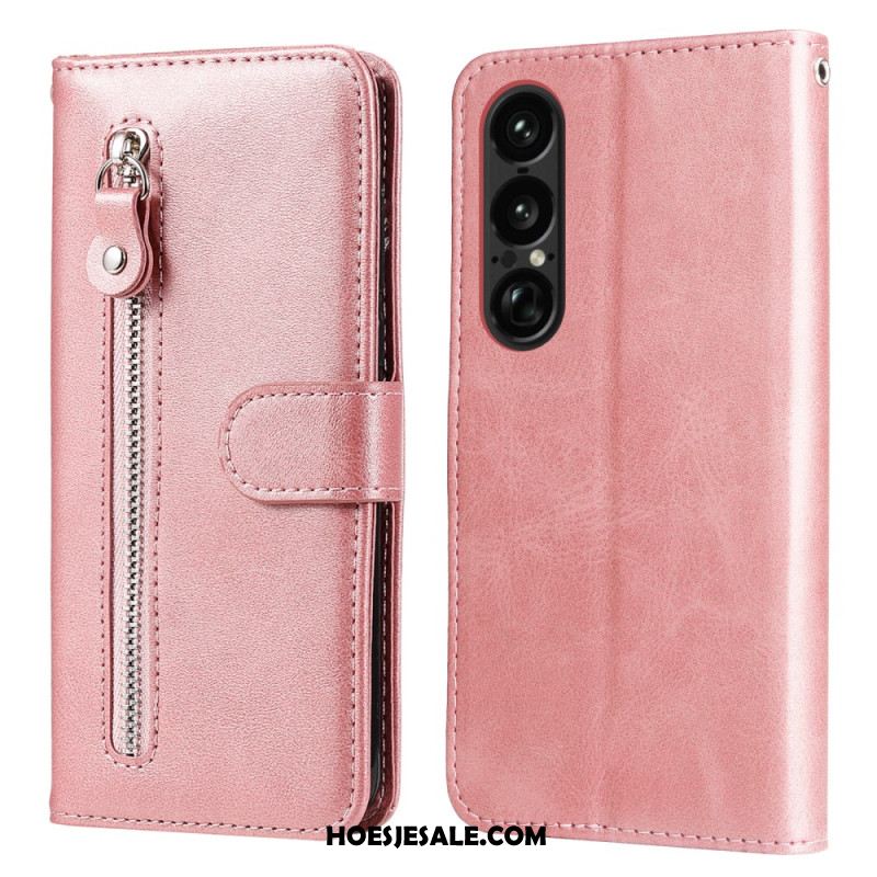 Folio-hoesje Sony Xperia 1 Vii Portemonneetje